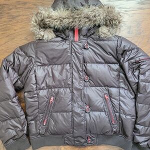 2000s GAP fur Hood Puffer Jacket